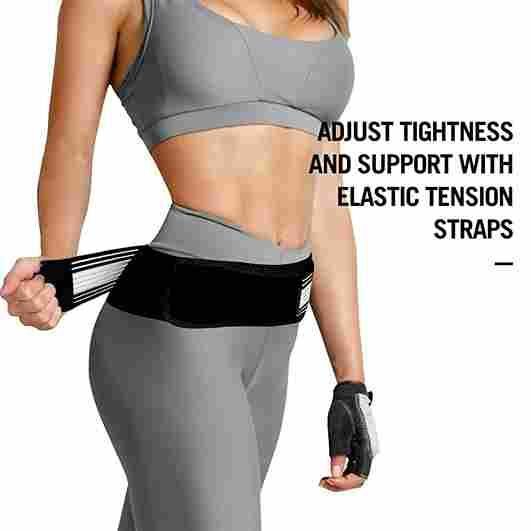 Adjustable GYM support Belt -Reduce Back Pain and make a Better Posture - Pack of 1